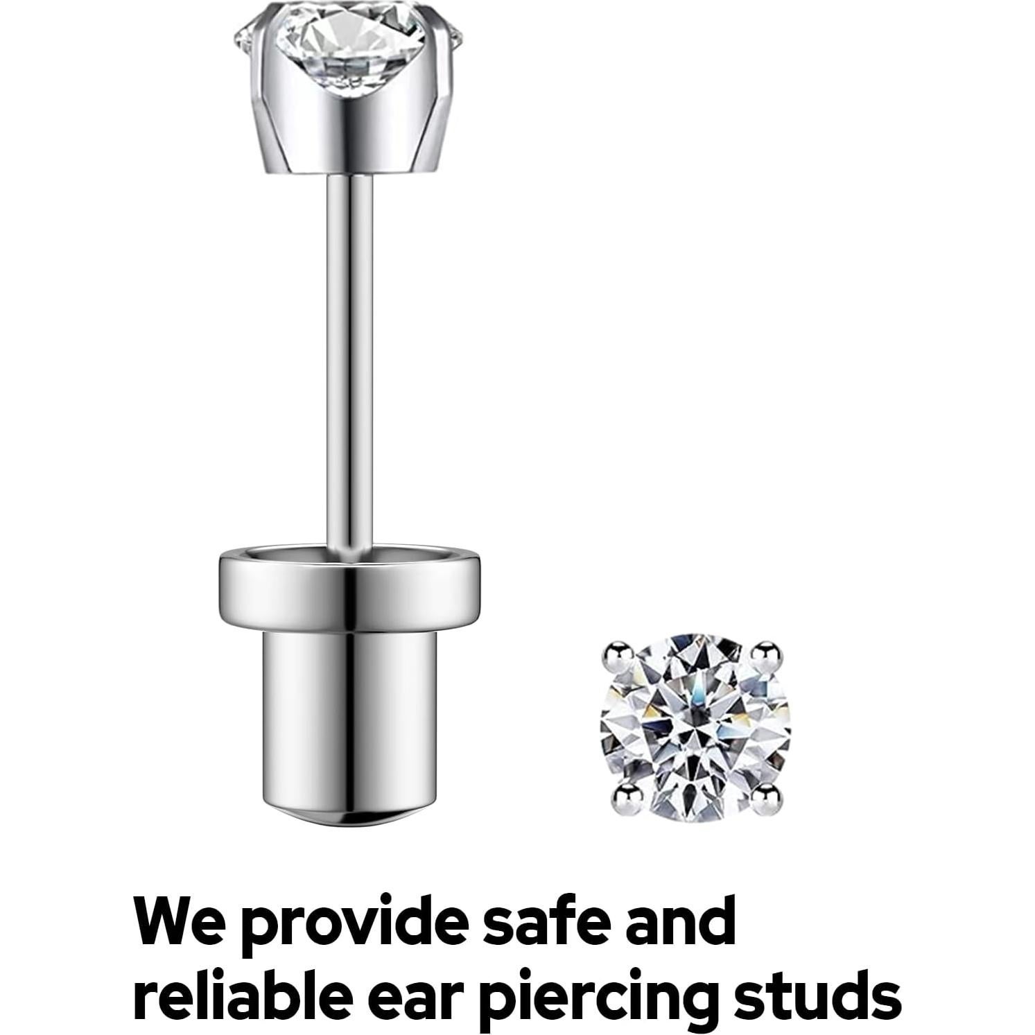 Kit de Perforación de Orejas SugarTang - 4 Puntas Acero Inoxidable