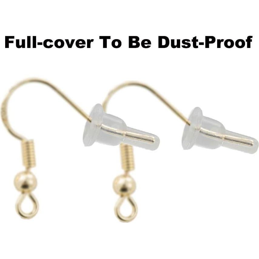 Respaldos de Aretes de Silicona DIYEAR - 150 Pcs Hipoalergénicos