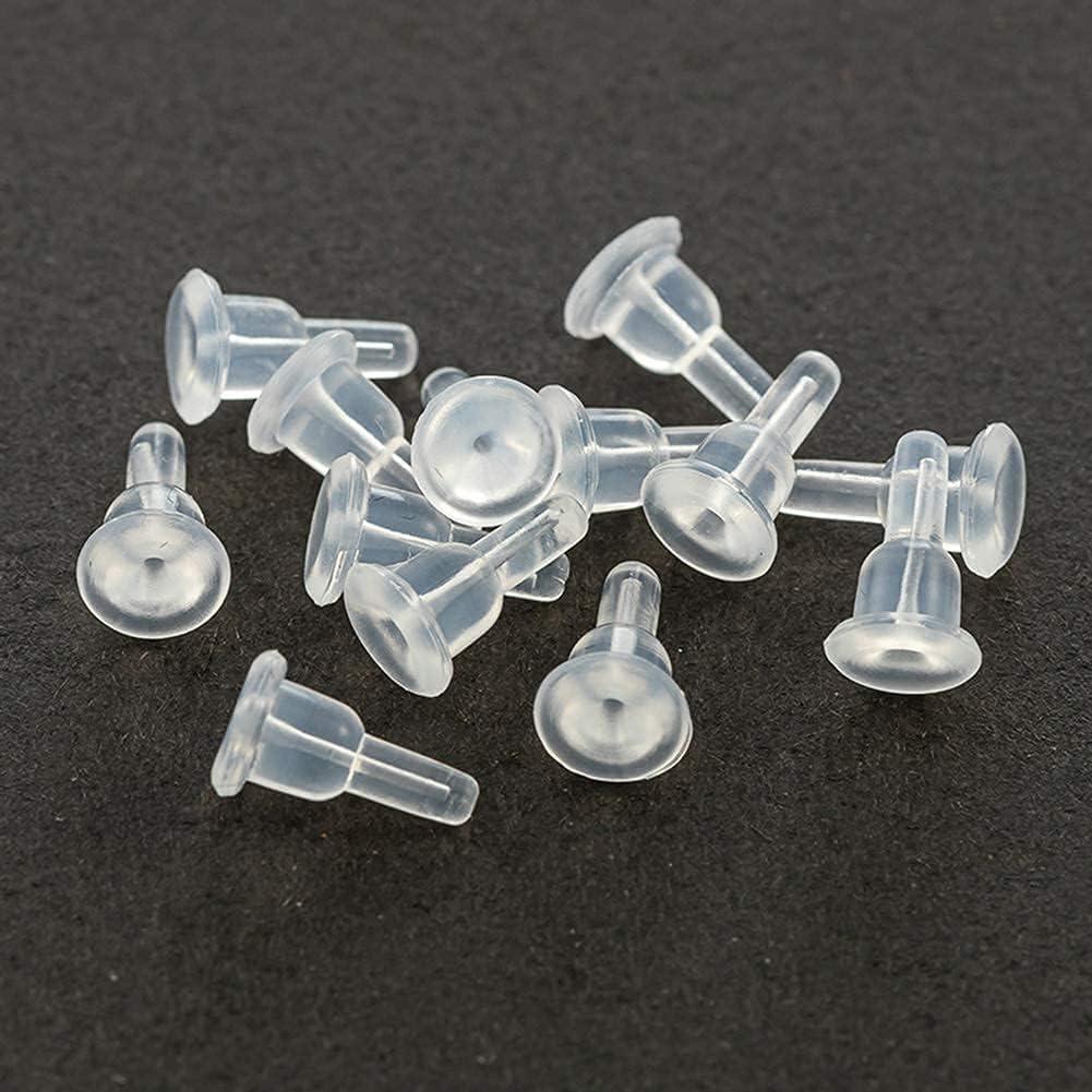 Respaldos de Aretes de Silicona DIYEAR - 150 Pcs Hipoalergénicos
