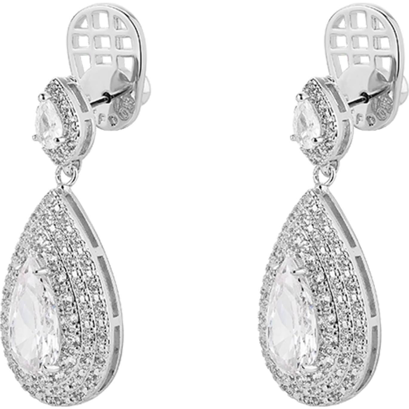 Resortes para Pendientes EBFDOH Oro Blanco 4 Pcs Soporte Pesado