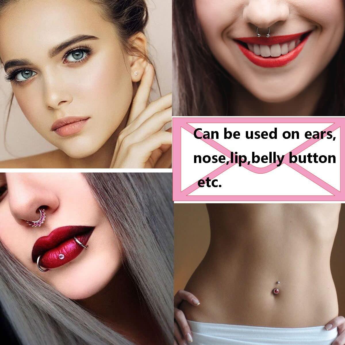 Kit de Perforación de Oídos Kamija con 20 Pares de Pendientes 316L