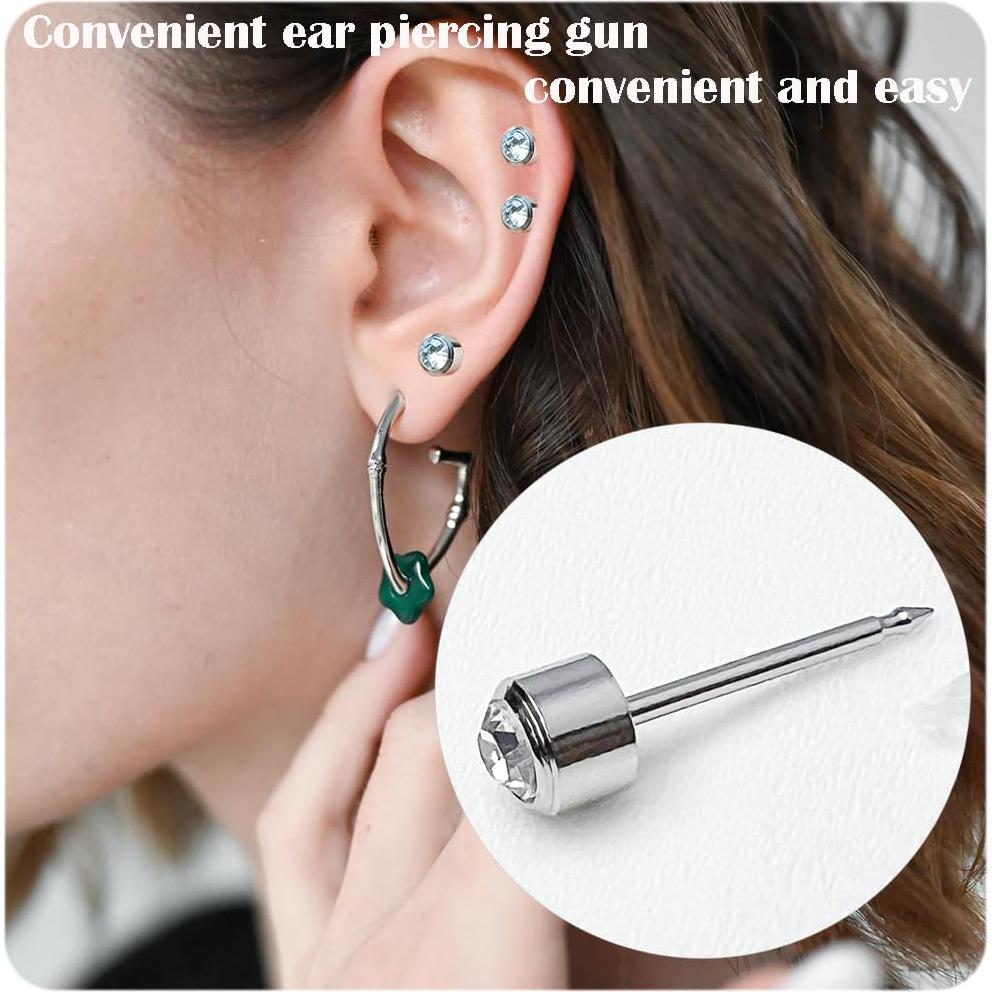 Kit de Perforación de Orejas Qoaimu - 6 Piezas, Indoloro