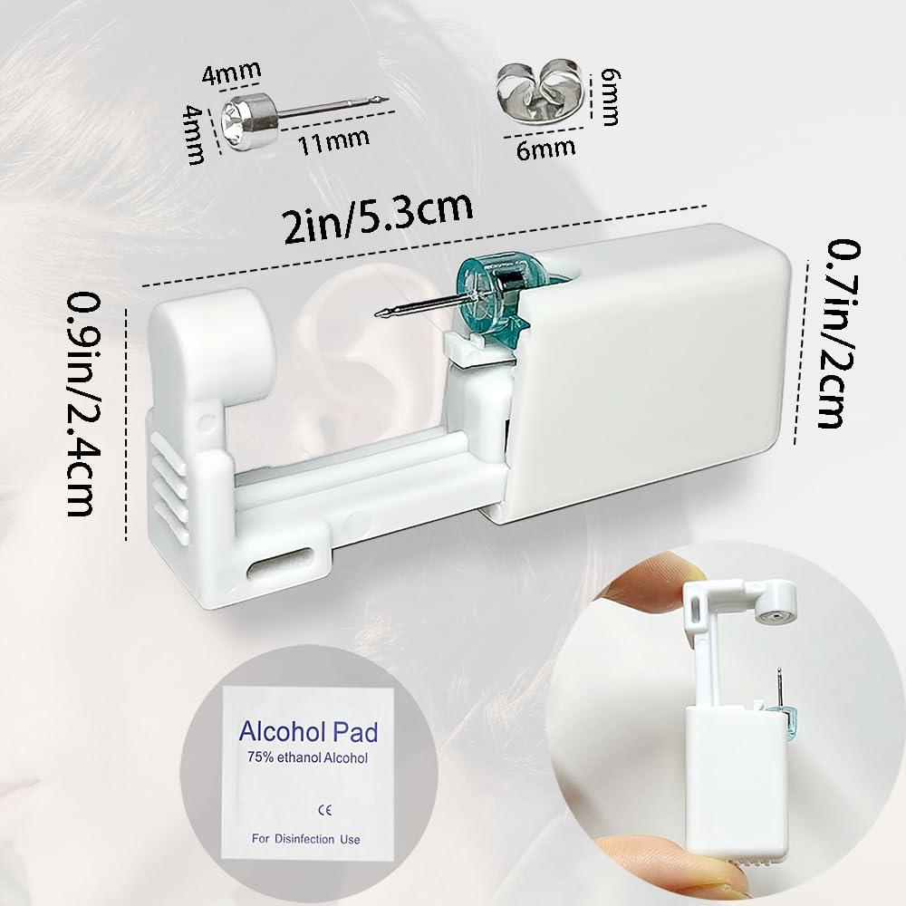 Kit de Perforación de Orejas Qoaimu - 6 Piezas, Indoloro