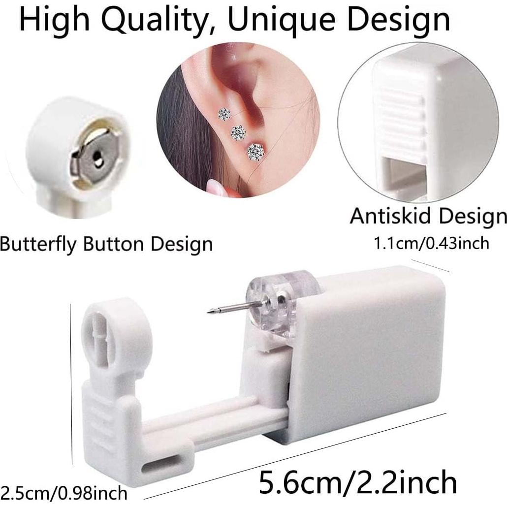 Kit de perforación de orejas desechable Silmy 18 piezas