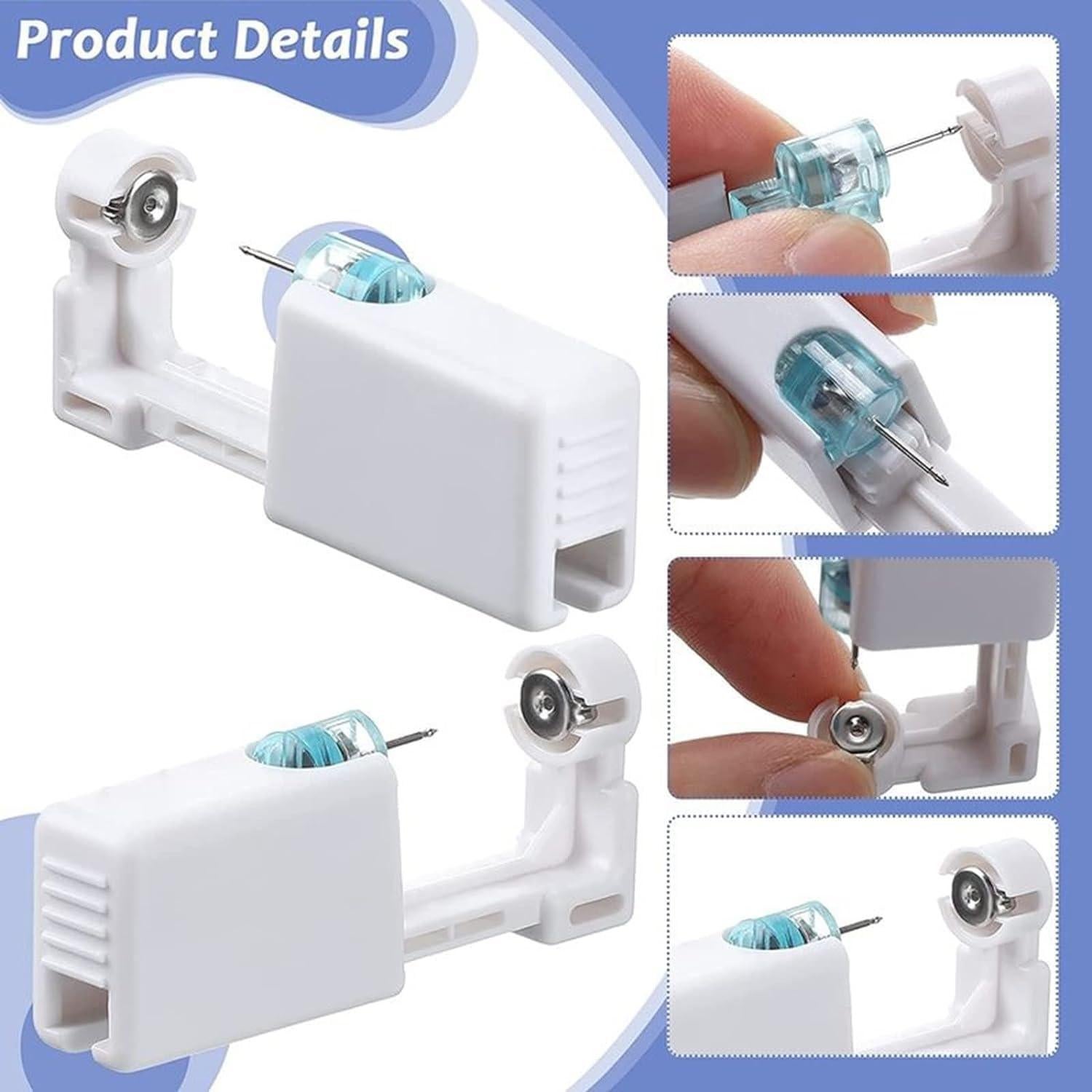 Kit de perforación de orejas desechable Silmy 18 piezas