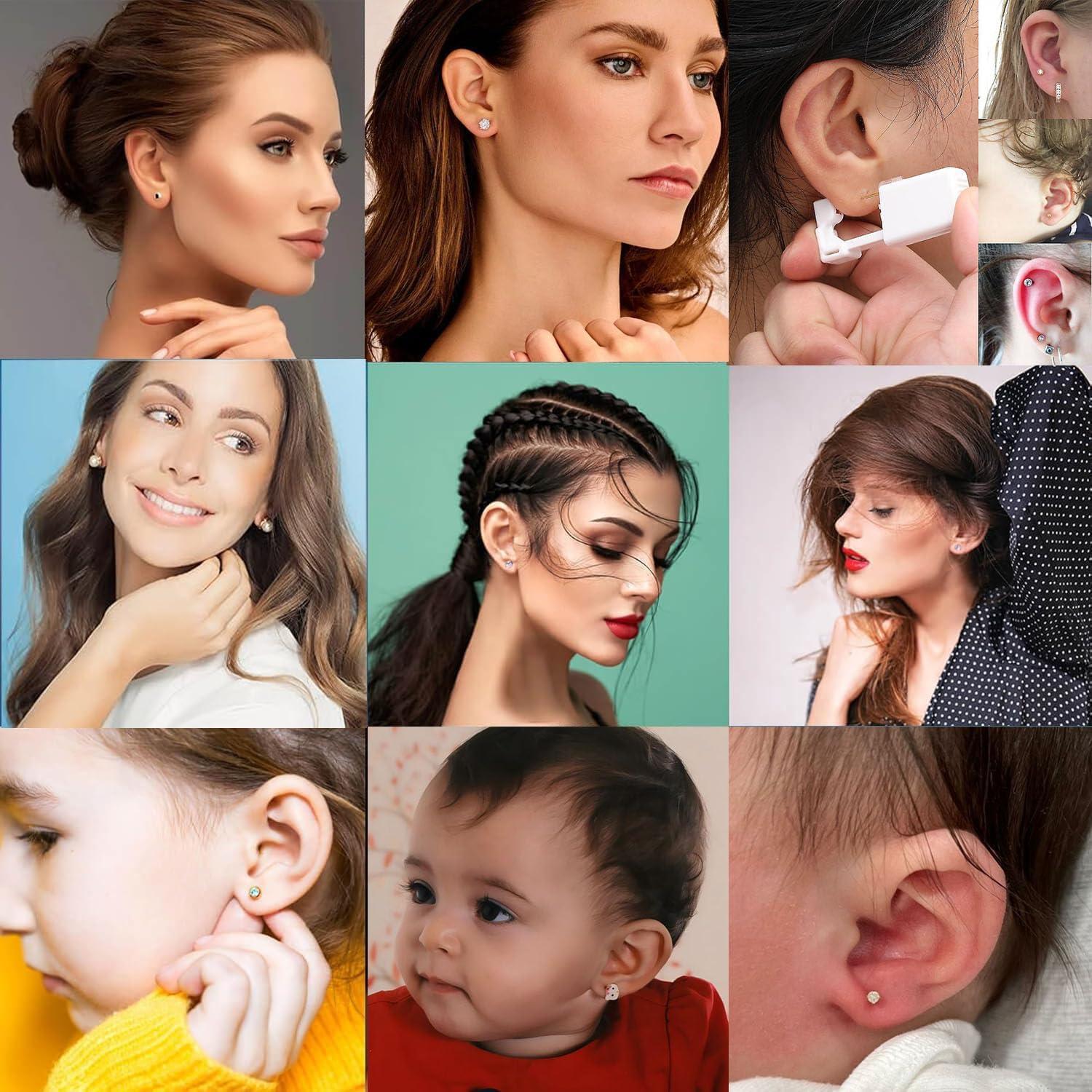 Kit de perforación de orejas desechable Silmy 18 piezas