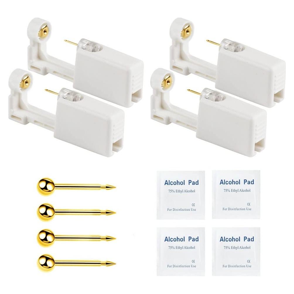 Pistola de Perforación de Orejas Automática PSAAKON - Kit 4 Piezas