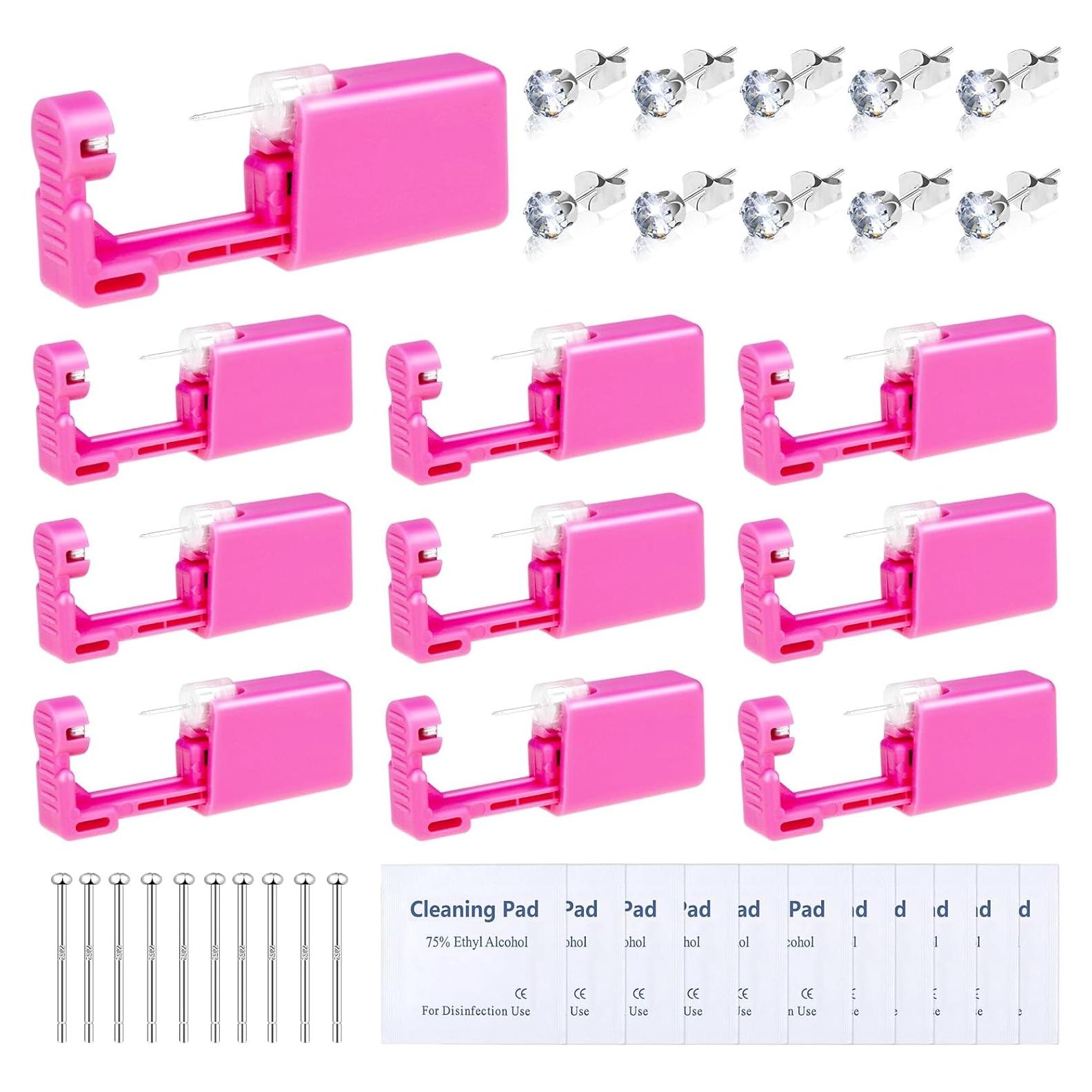 Kit de Perforación de Orejas Evatage 30 Piezas con Aretes