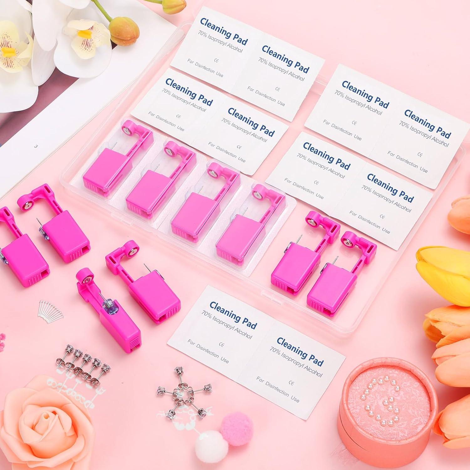 Kit de Perforación de Orejas Evatage 30 Piezas con Aretes