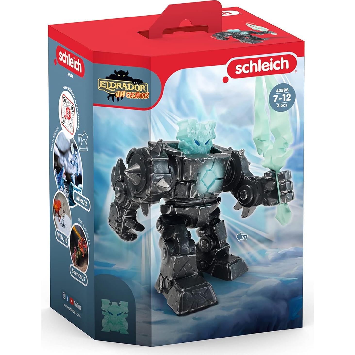 Conjunto de Figuras de Acción Schleich Robot Hielo 7 Piezas