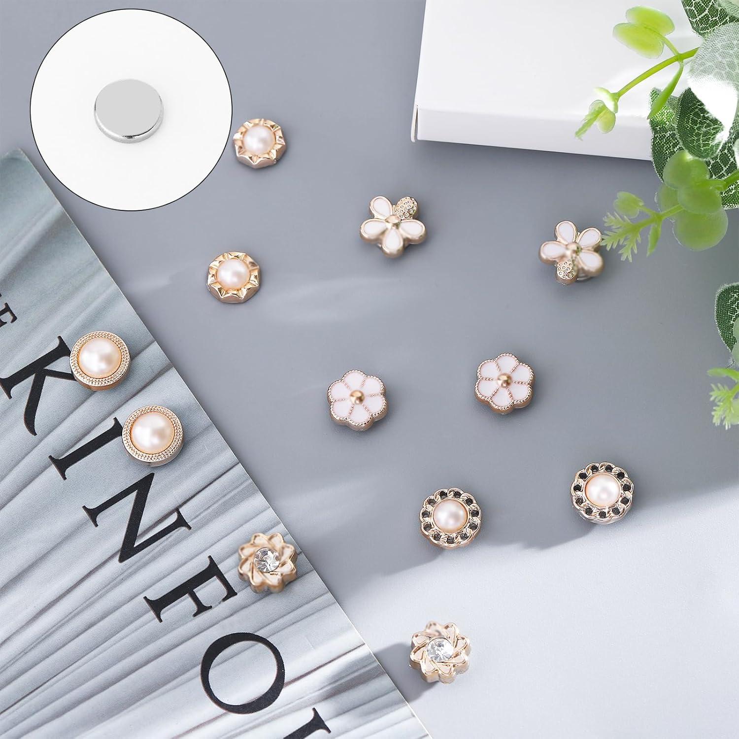 Pendientes Magnéticos para Mujeres NEWITIN - 15 Pares Elegantes