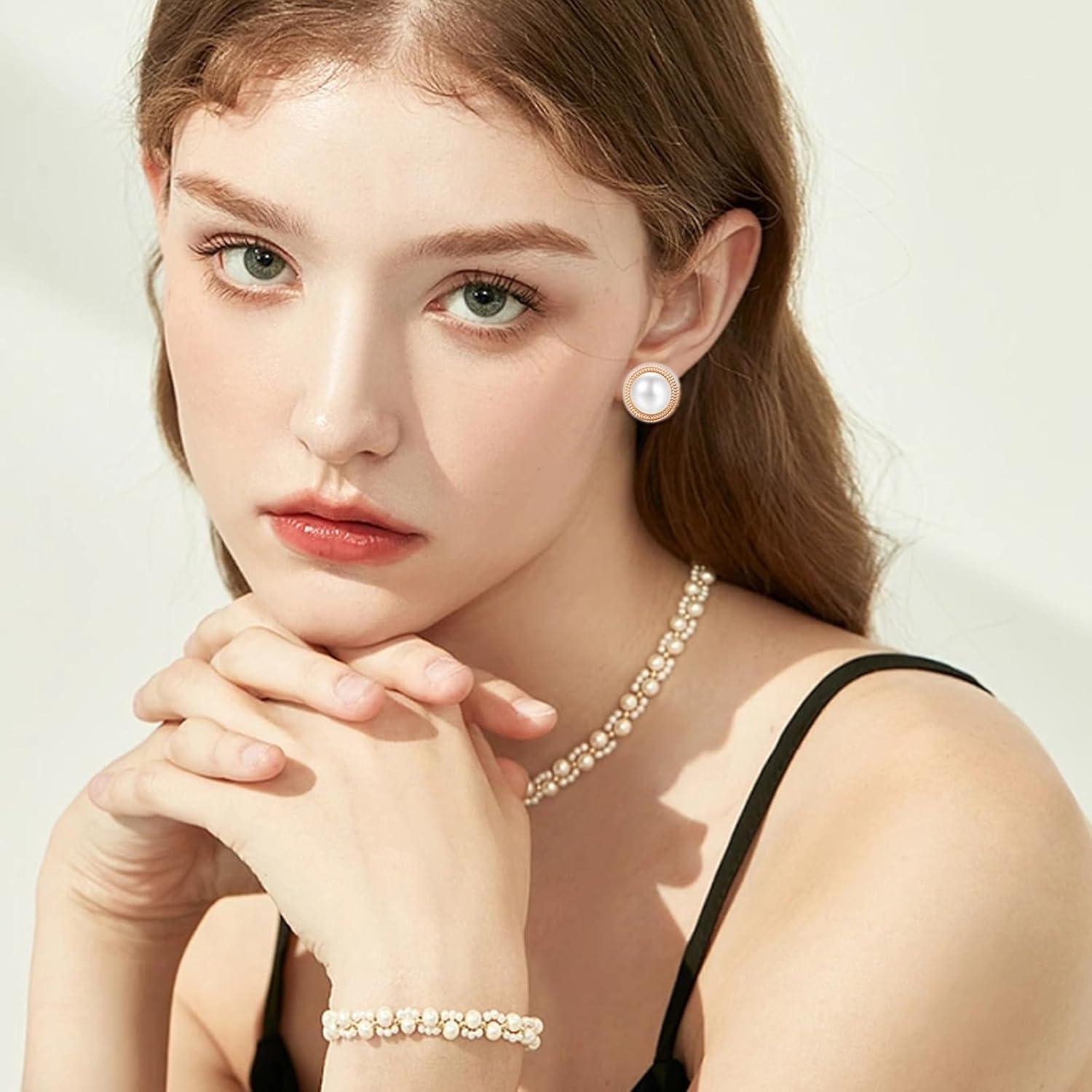 Pendientes Magnéticos para Mujeres NEWITIN - 15 Pares Elegantes