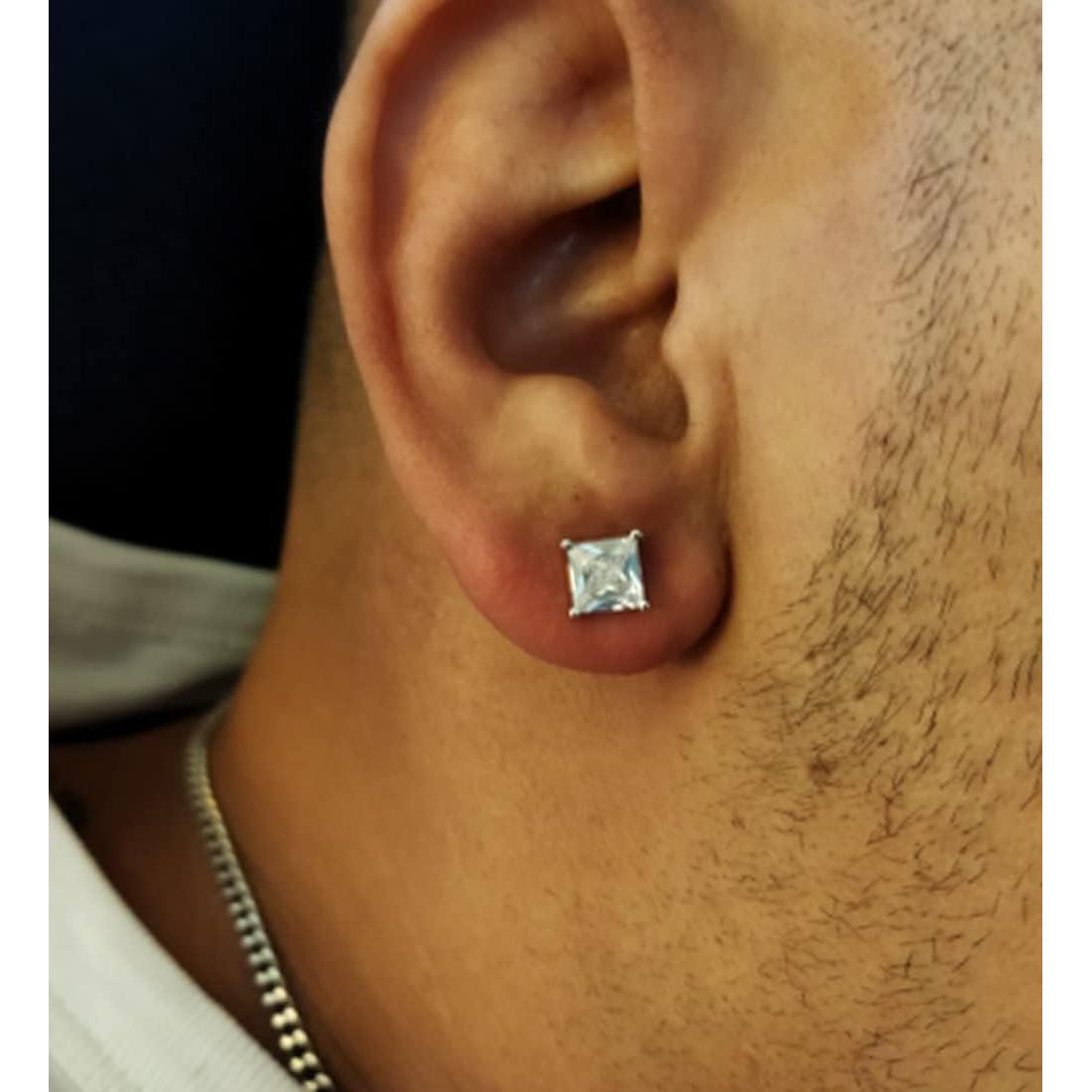 Aretes de Clip Magnéticos Longita - 6 Pares Falsos para Hombres