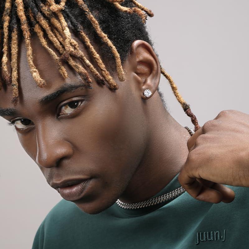 Pendientes Magnéticos para Hombres BEFOSHINN 6-8MM Acero Inoxidable