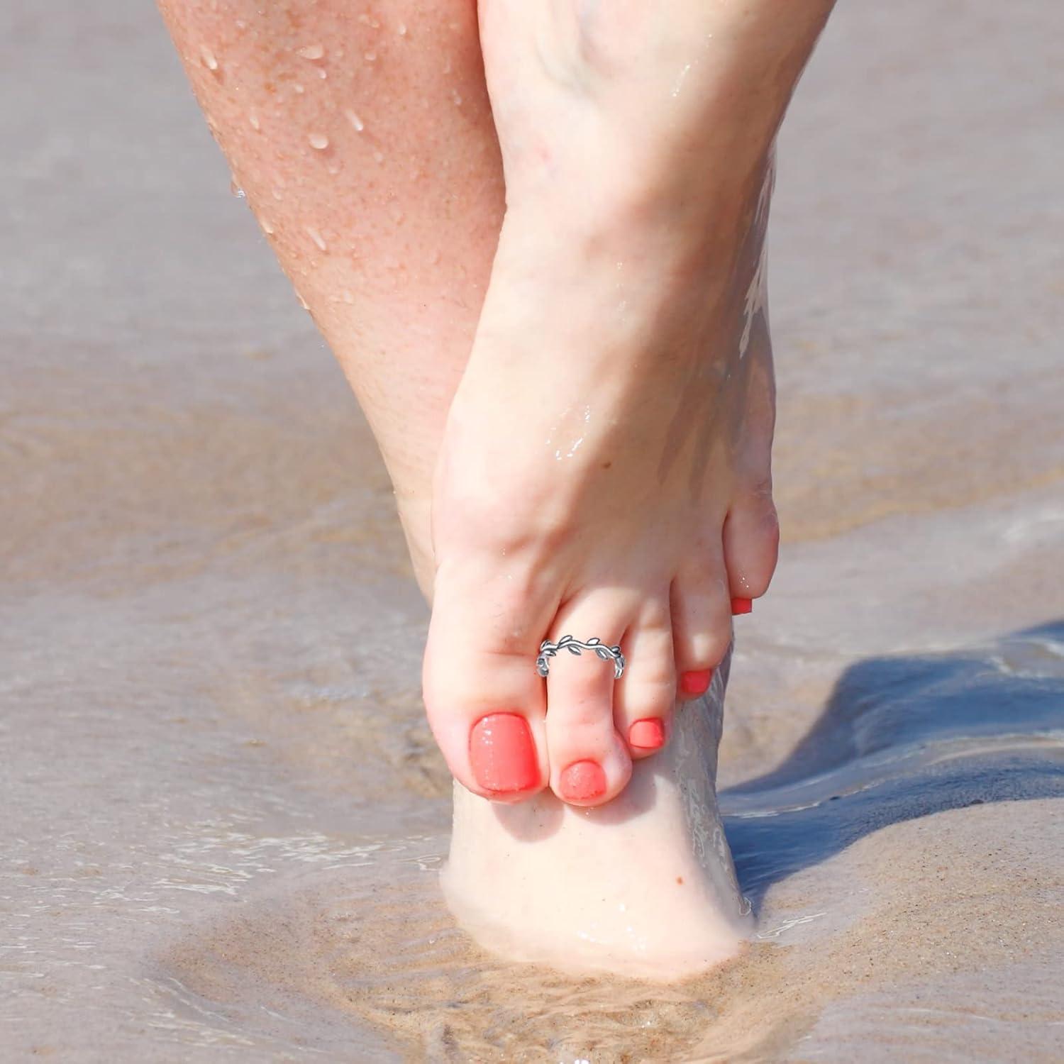 Anillos Ajustables para Dedos de los Pies MAGIDOVE 24 Piezas