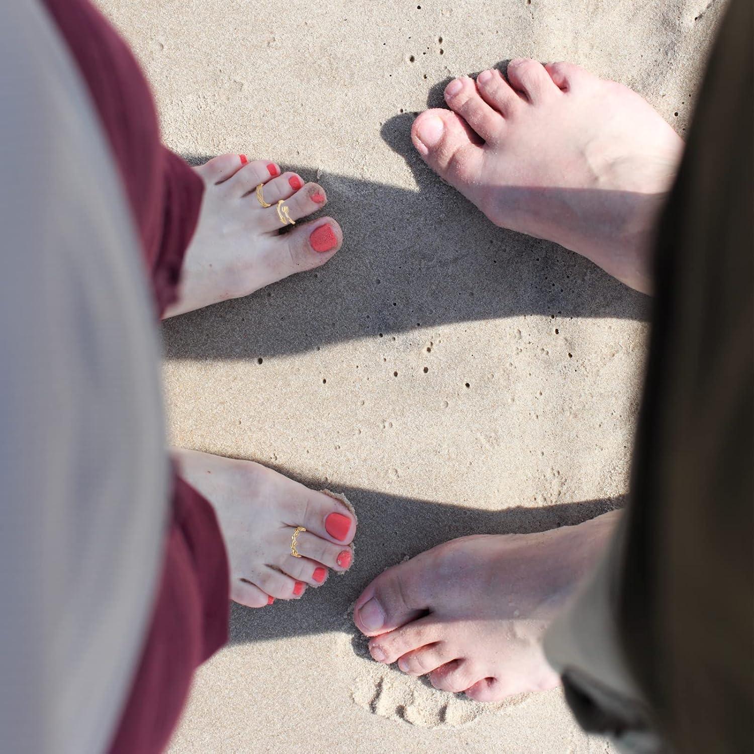 Anillos Ajustables para Dedos de los Pies MAGIDOVE 24 Piezas