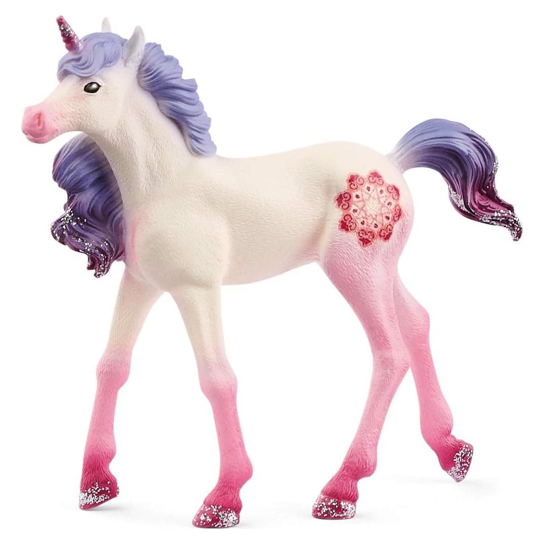 Figura de Juguete Potrillo Unicornio Mandala Schleich 9cm