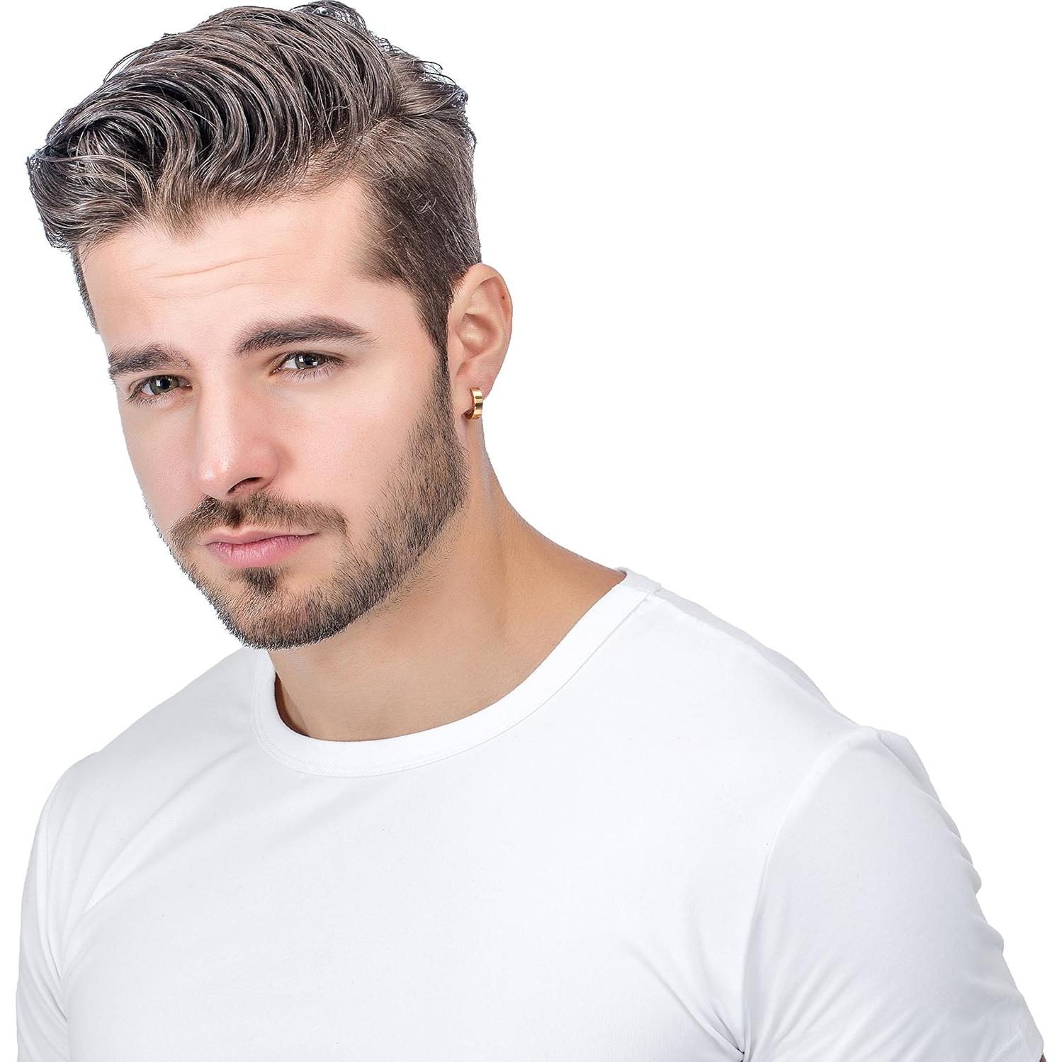 Pendientes Clip On Jstyle Acero Inoxidable Dorados 3 Pares