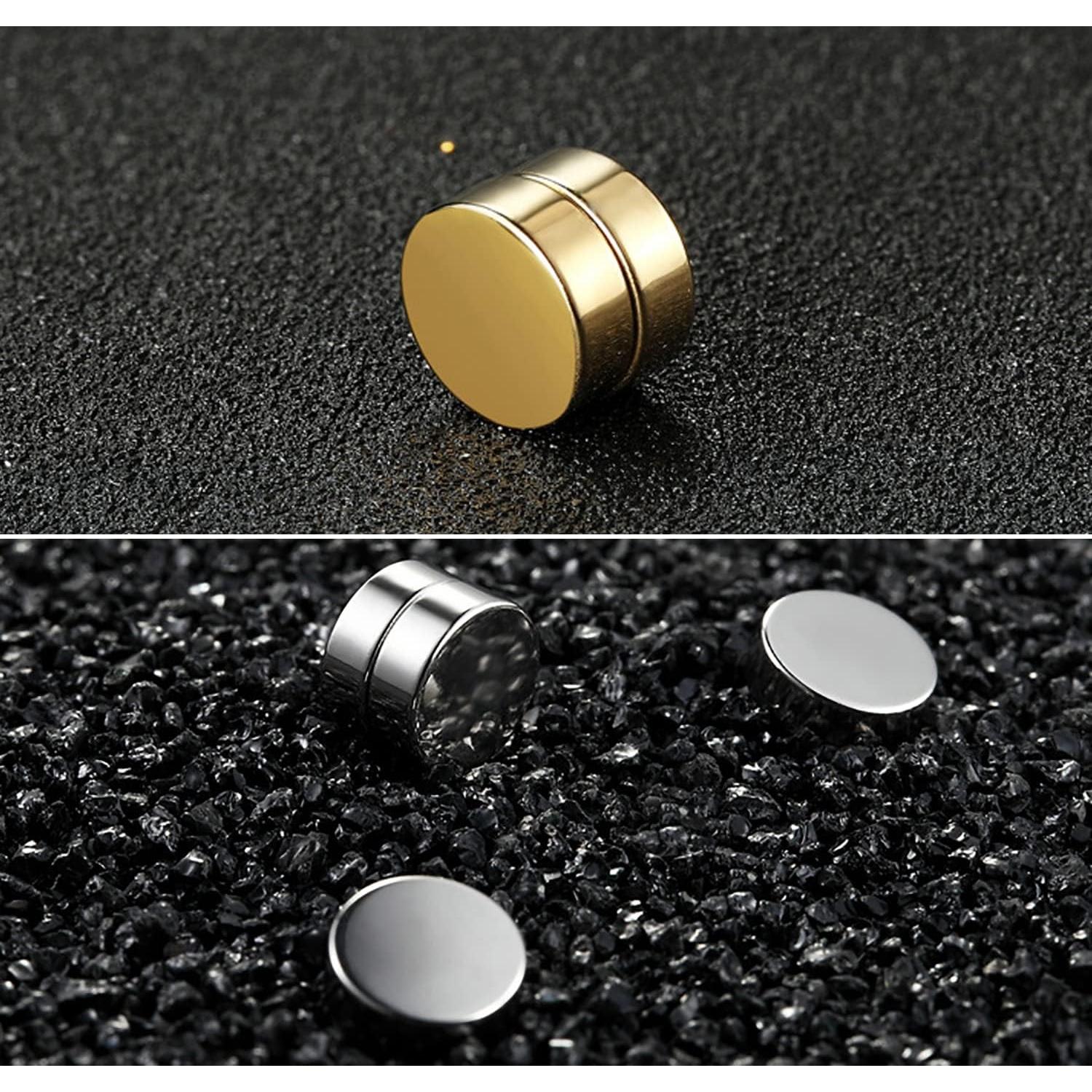 Pendientes Magnéticos Falsos YZstyle Acero Inoxidable 12mm