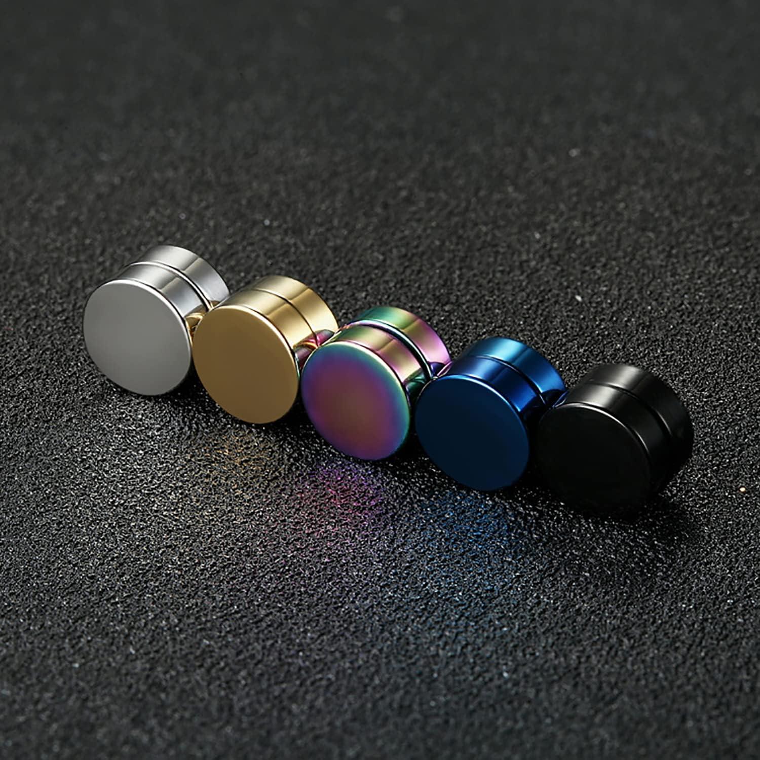 Pendientes Magnéticos Falsos YZstyle Acero Inoxidable 12mm