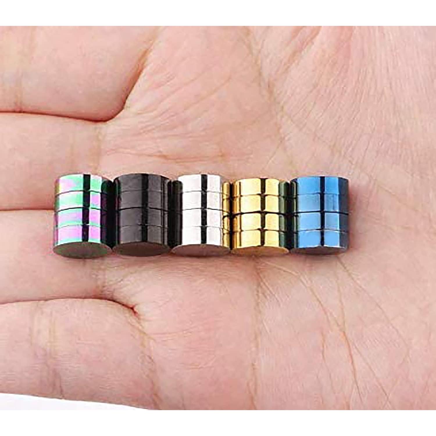 Pendientes Magnéticos Falsos YZstyle Acero Inoxidable 12mm