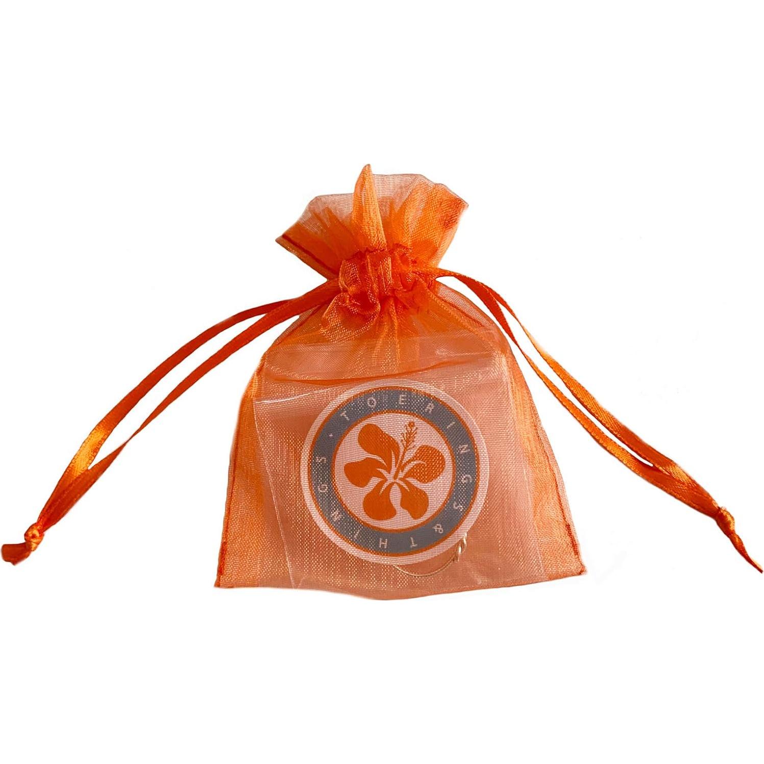 Anillo de Dedo del Pie Ajustable Oro Relleno 14K Floral