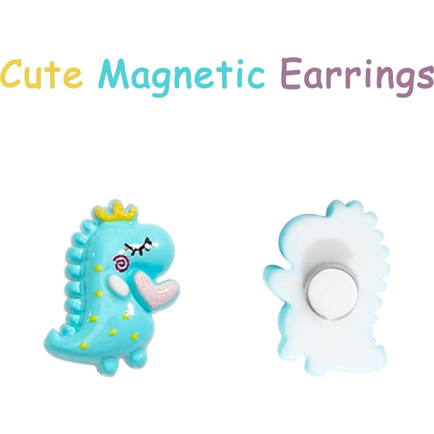 Pendientes Magnéticos para Niñas NEWITIN - 15 Pares Hipoalergénicos
