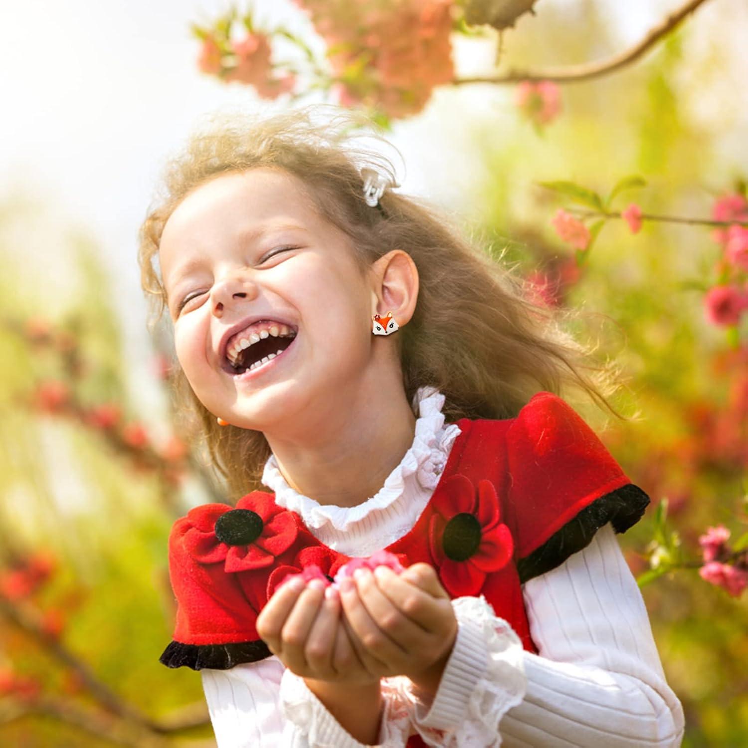 Pendientes Magnéticos para Niñas NEWITIN - 15 Pares Hipoalergénicos