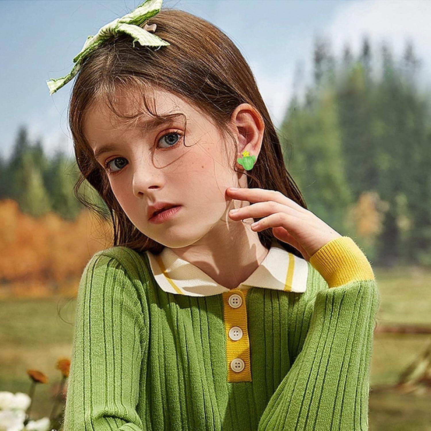 Pendientes Magnéticos para Niñas NEWITIN - 15 Pares Hipoalergénicos