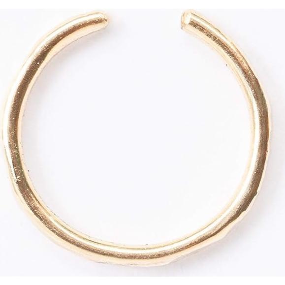 Anillo de dedo del pie ajustable para mujeres - Oro Martillado