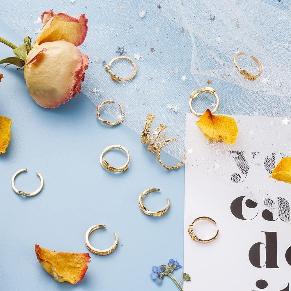 Juego de 24 Anillos Ajustables para Dedos de los Pies Mujer