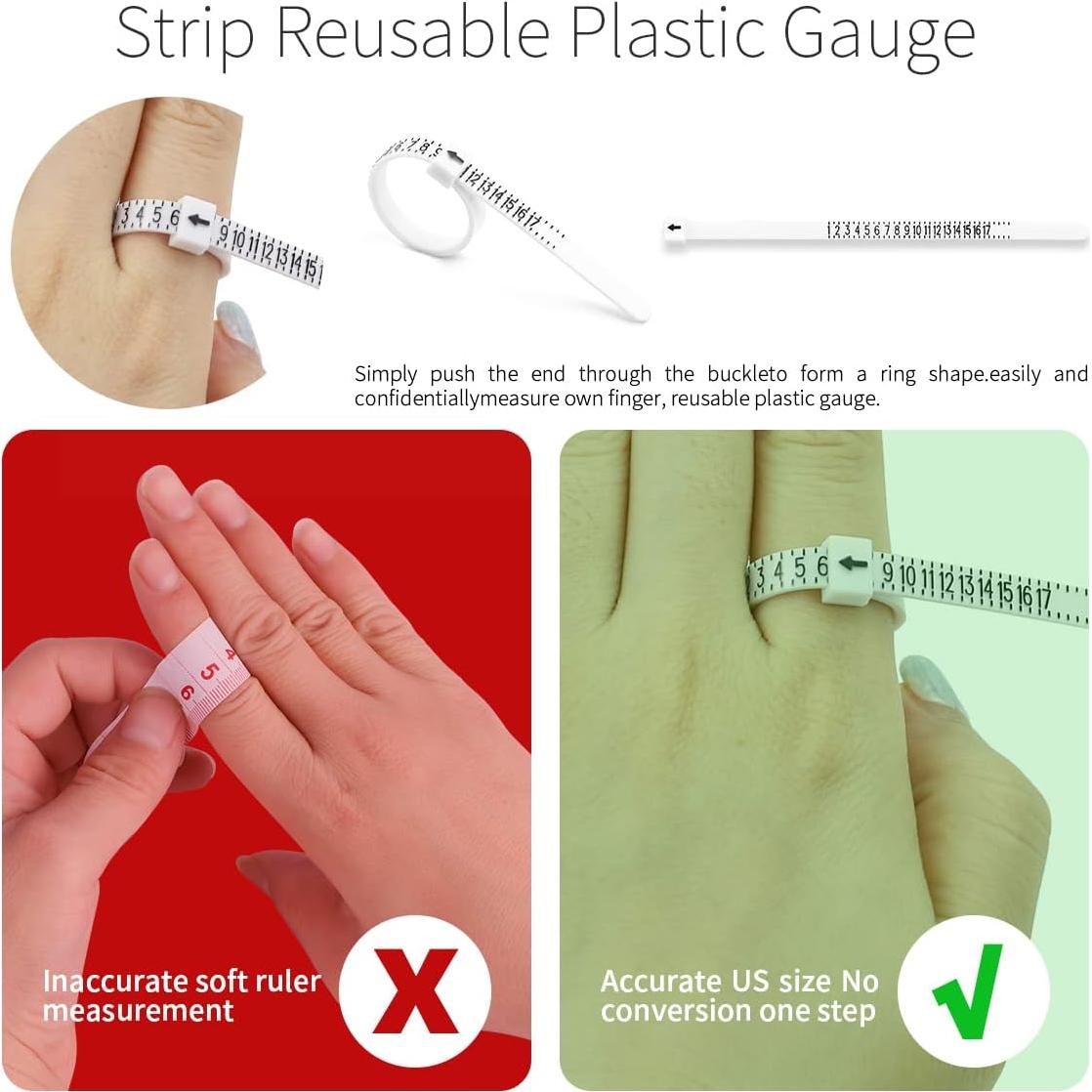 Kit de Medición de Anillos YIEPET - Mandril y Cinta Métrica