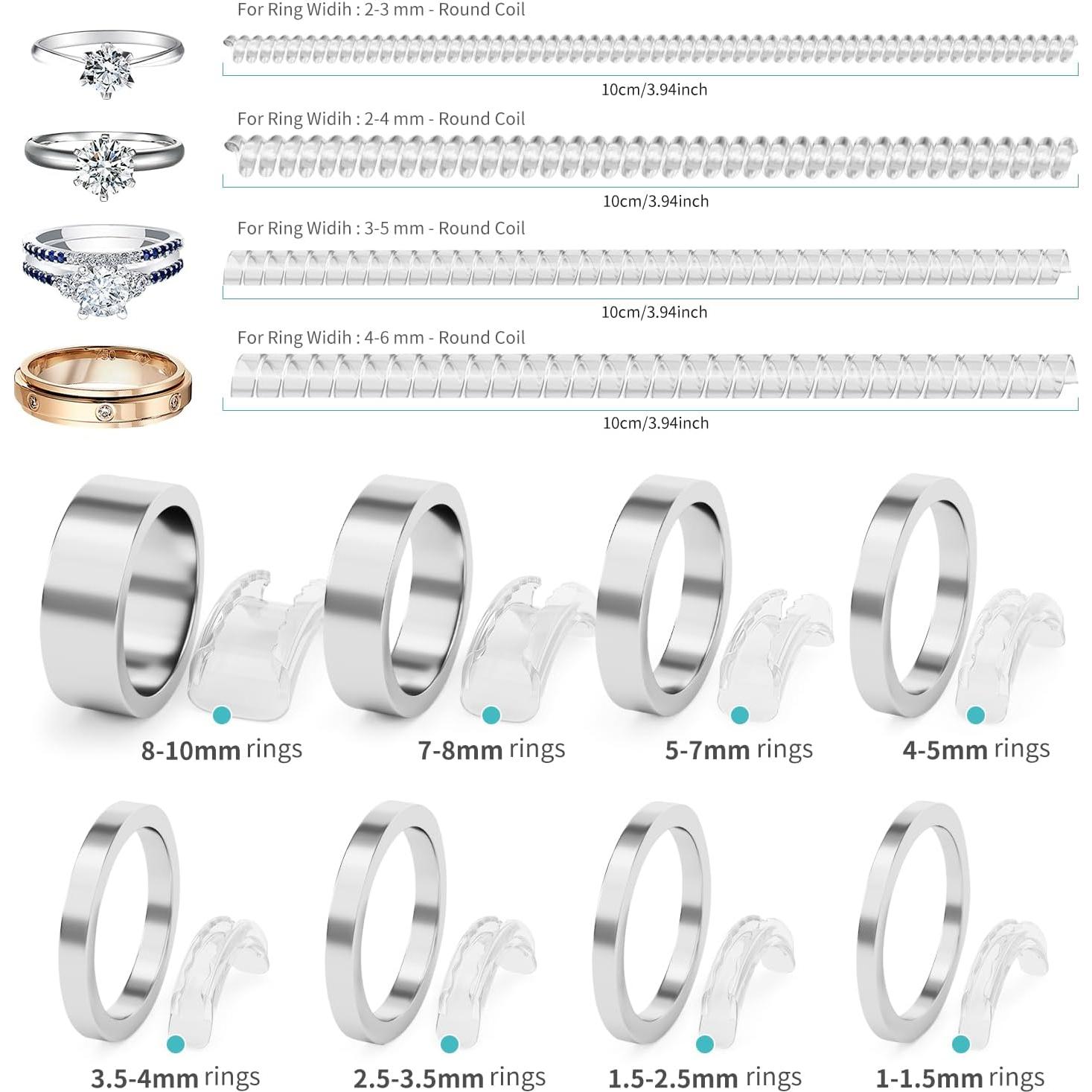 Ajustadores de Anillos Ottemax - Paquete de 12 Tamaños