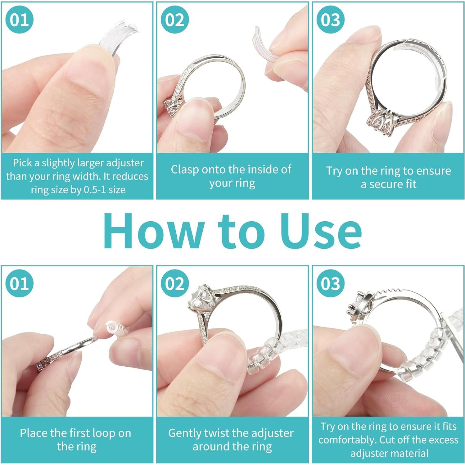 Ajustadores de Anillos Ottemax - Paquete de 12 Tamaños