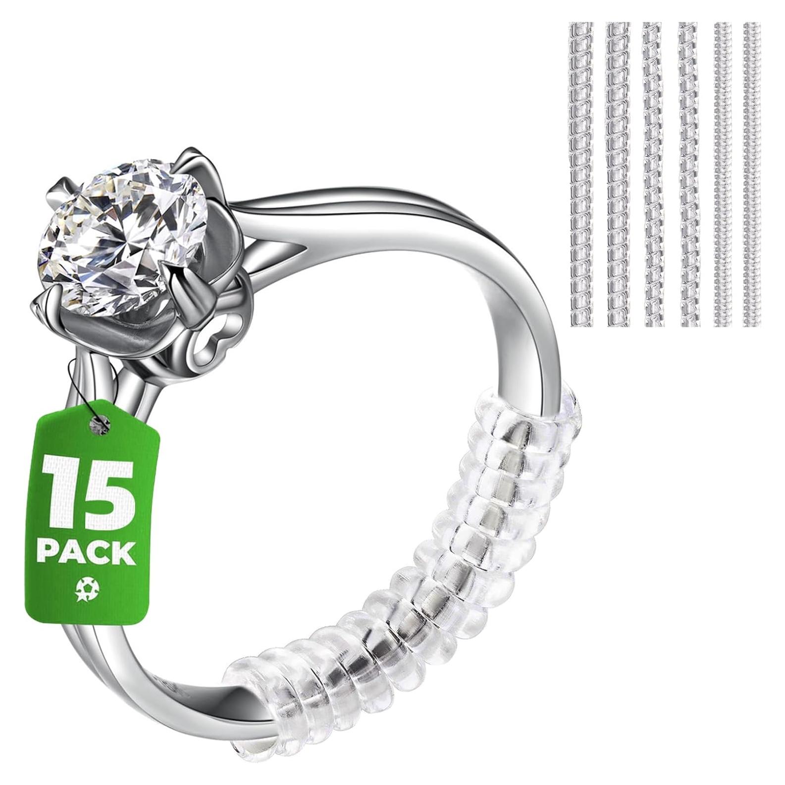 Anpro Kit de Ajustadores de Anillos de Silicona 15 Piezas