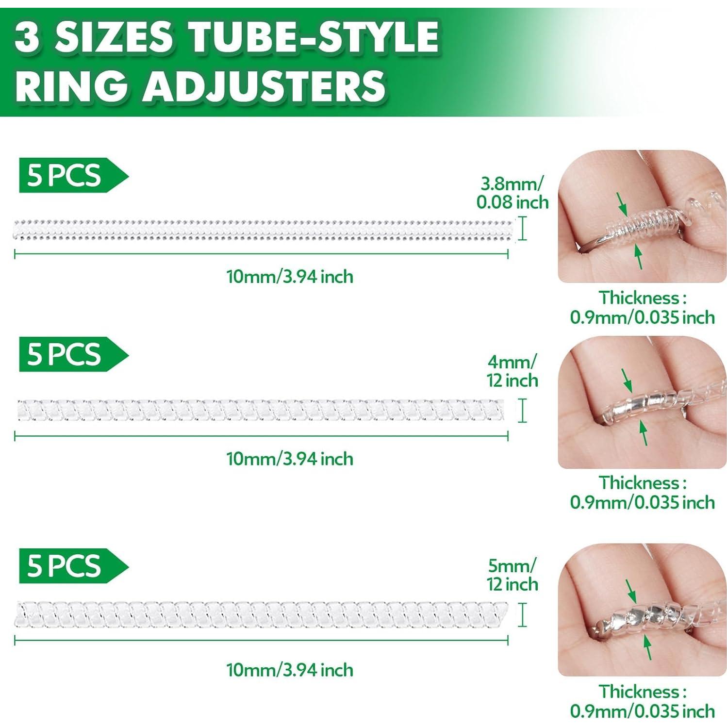 Anpro Kit de Ajustadores de Anillos de Silicona 15 Piezas