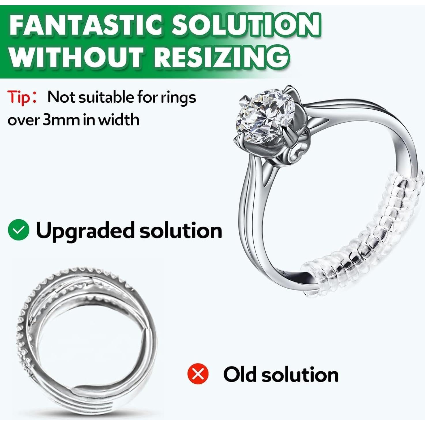 Anpro Kit de Ajustadores de Anillos de Silicona 15 Piezas