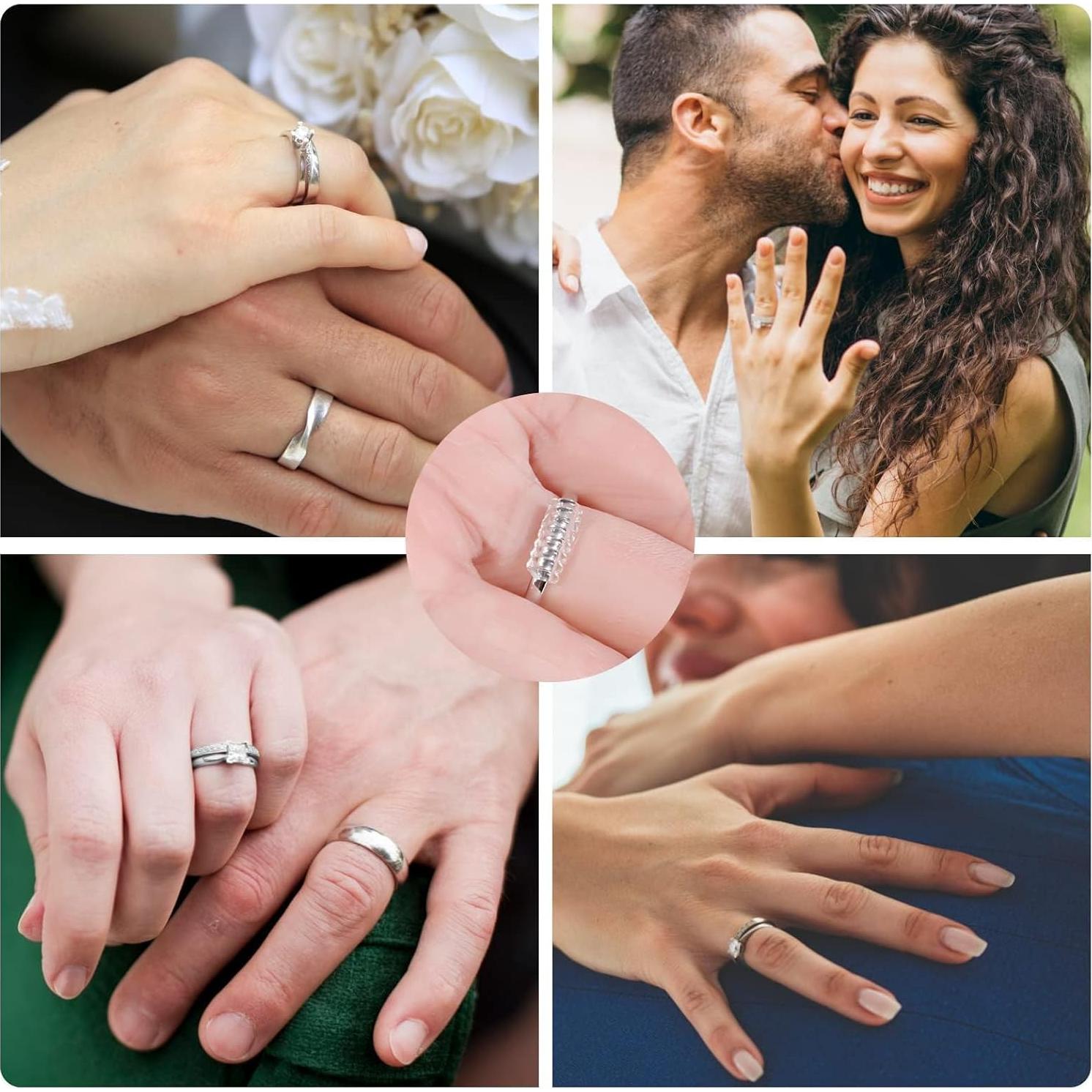 Anpro Kit de Ajustadores de Anillos de Silicona 15 Piezas