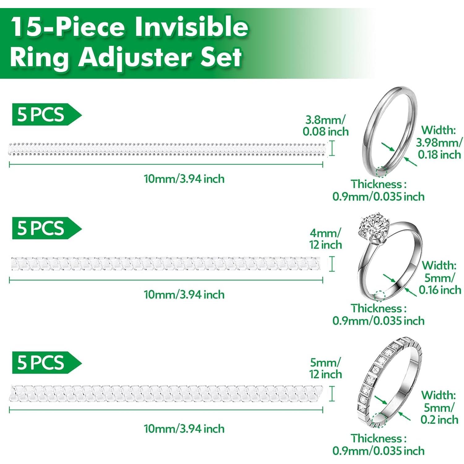 Anpro Kit de Ajustadores de Anillos de Silicona 15 Piezas