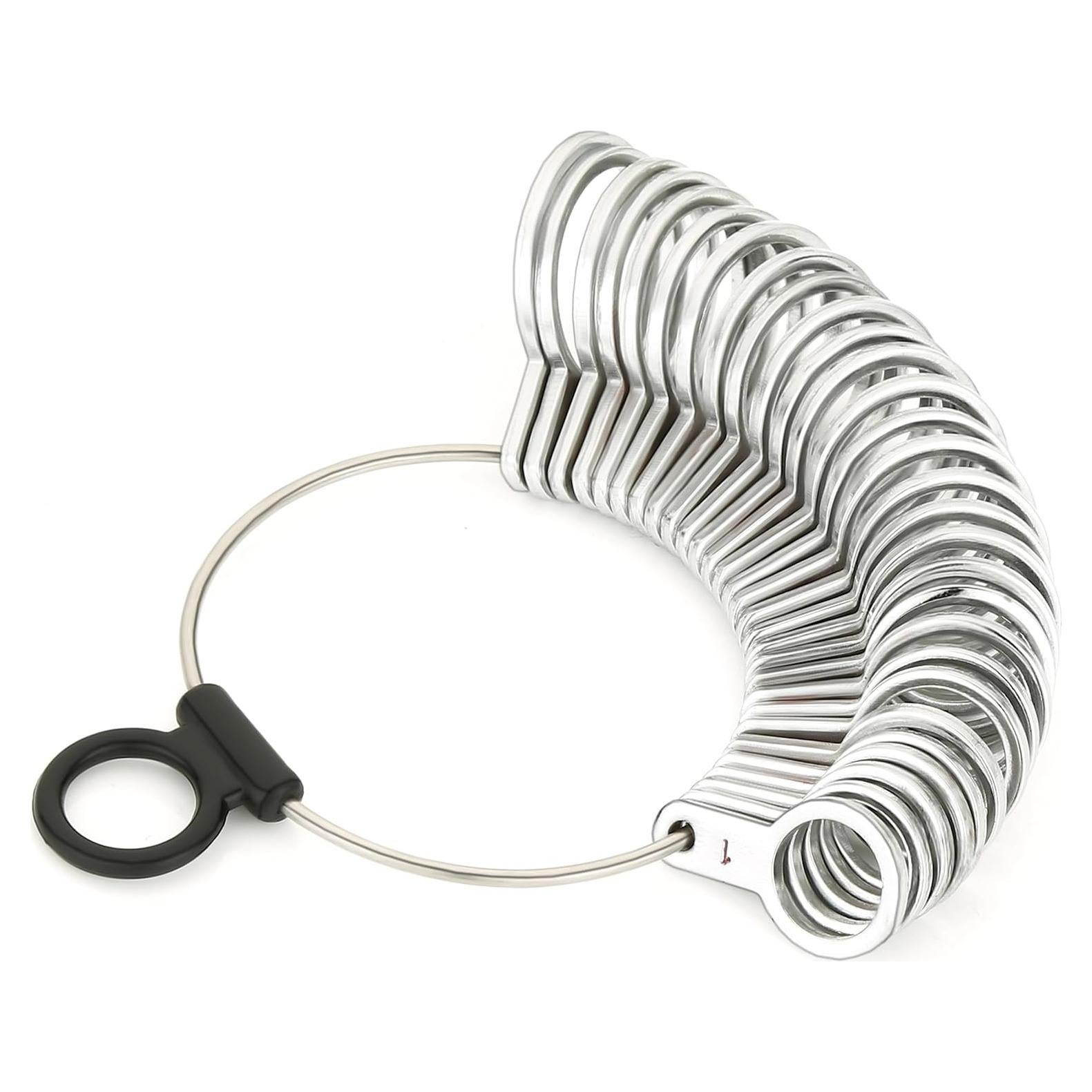 Herramienta de Medición de Dedos Splenor - 29 Anillos de Acero