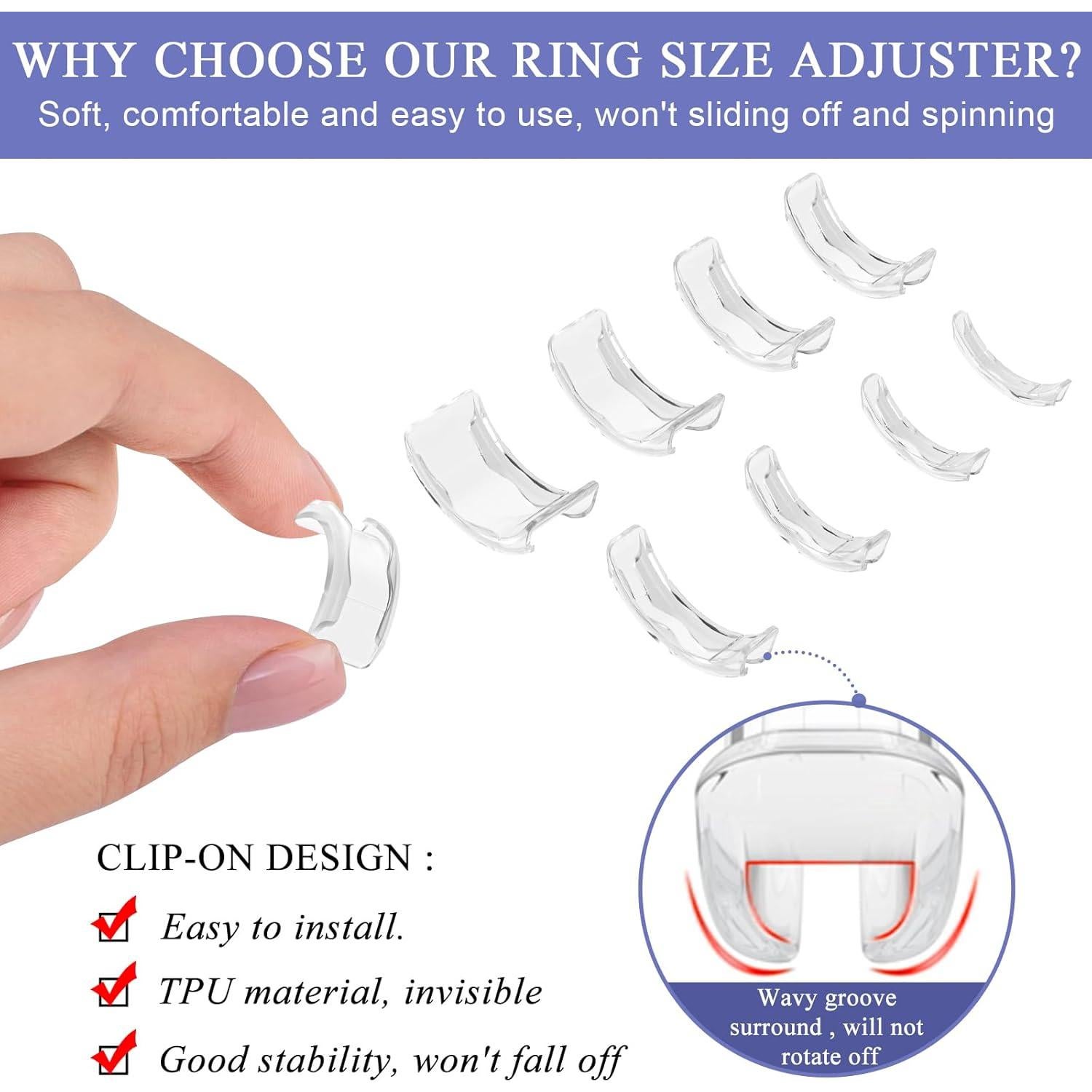 Ajustadores de Anillos Xixter - 14 Estilos, Tamaño 0.5-1