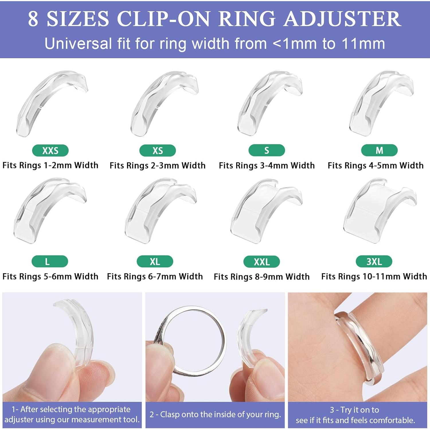 Ajustadores de Anillos Xixter - 14 Estilos, Tamaño 0.5-1