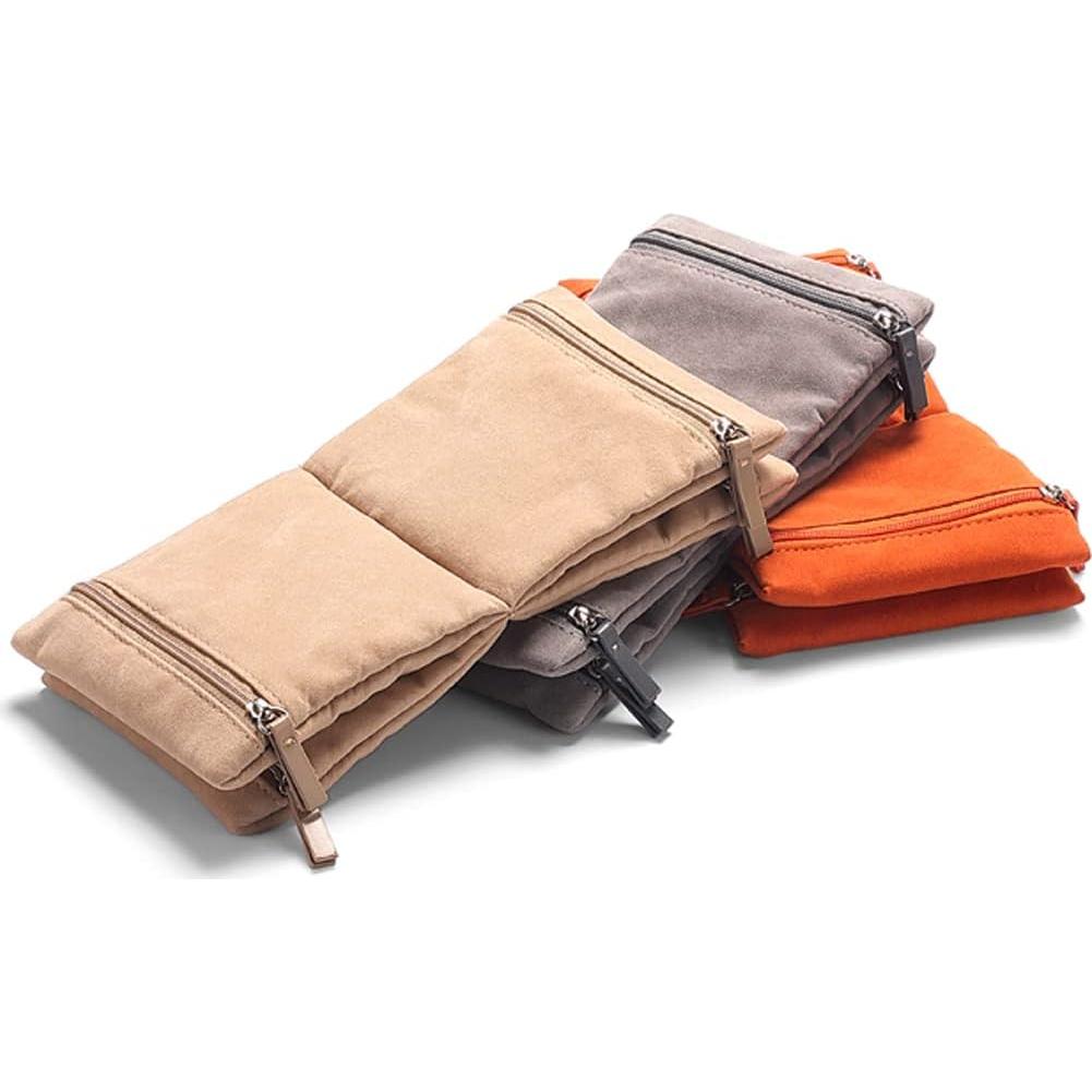 Bolsa Organizadora de Joyas Kelendle Naranja Plegable 11.5x11.5x5cm