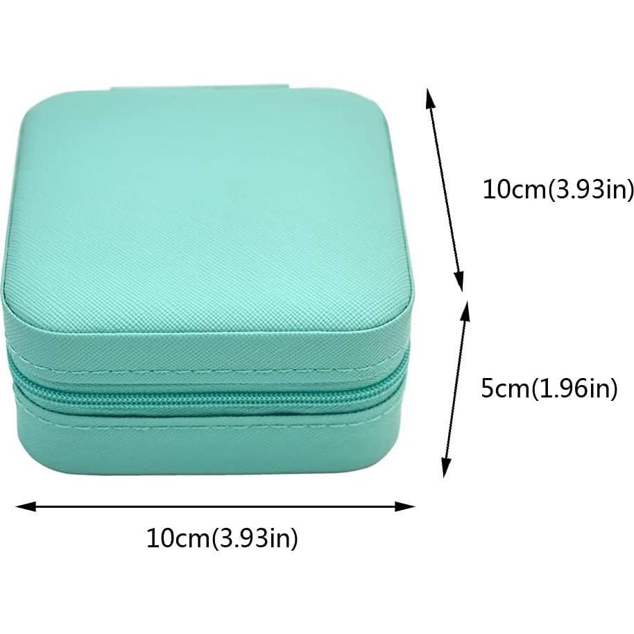 Estuche de Joyería de Viaje TRODANCE Azul 10x10x5 cm