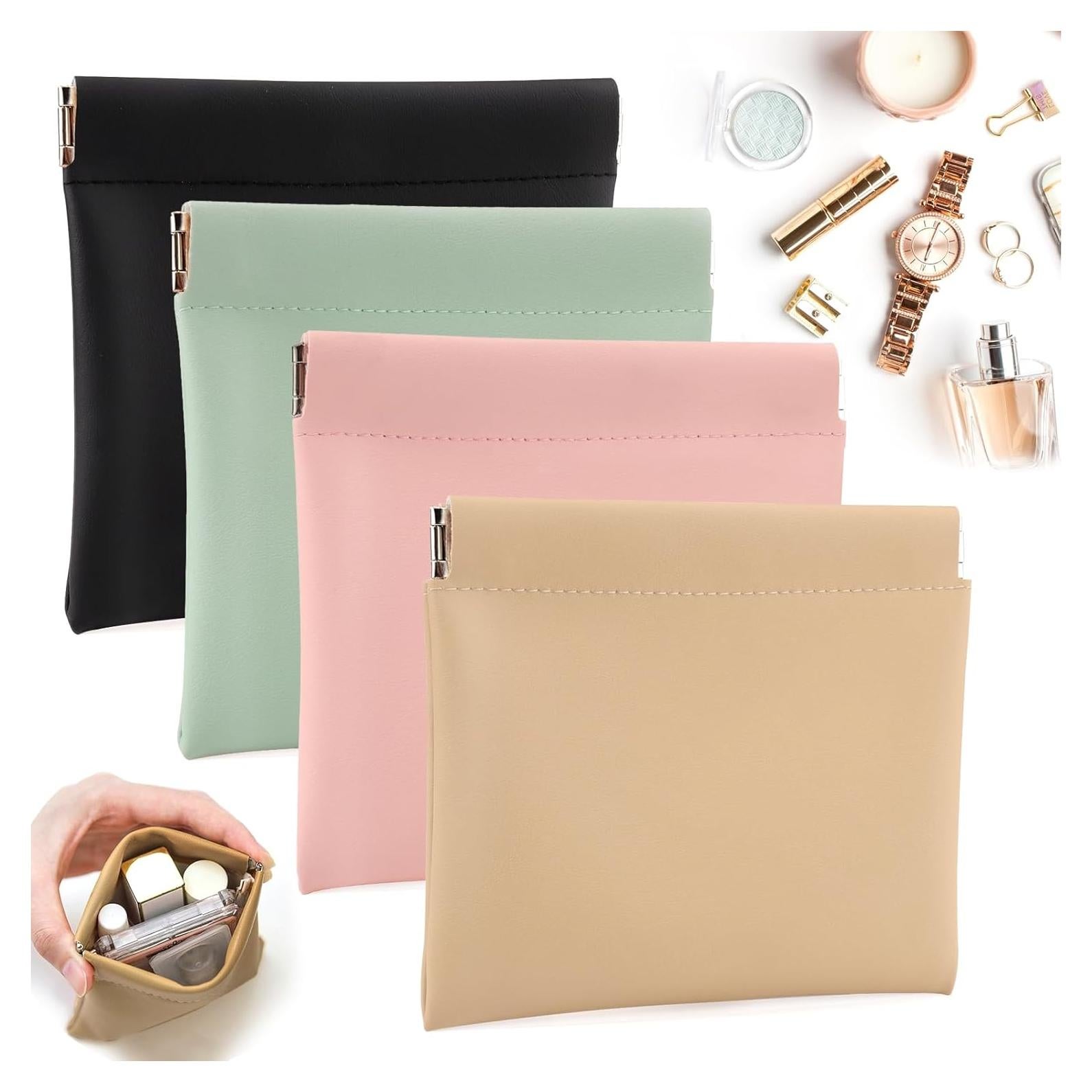 Estuche de Maquillaje BUSOHA 4 PCS Portátil para Mujeres