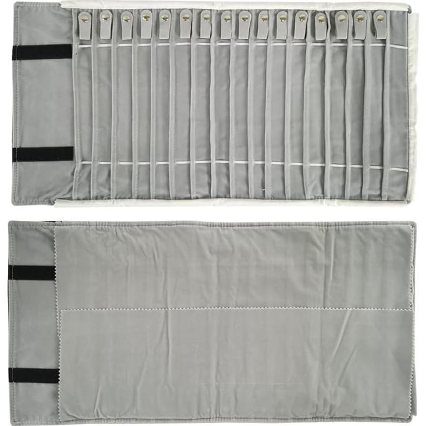 Bolsa de Almacenamiento de Joyería Portátil SCIKHEFT 16 Soportes