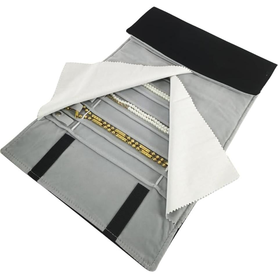 Bolsa de Almacenamiento de Joyería Portátil SCIKHEFT 16 Soportes