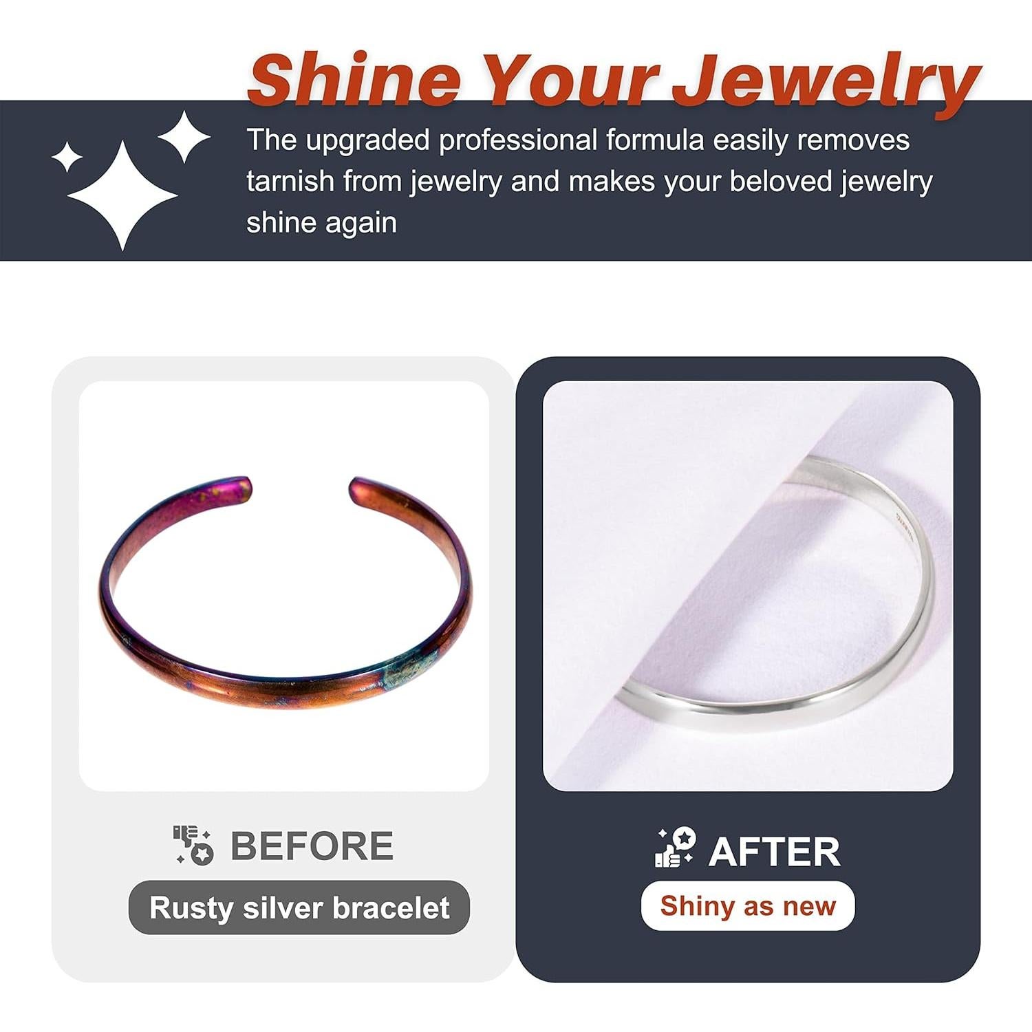 Paño de Limpieza de Joyería CATFILIN 2 Piezas 100% Algodón