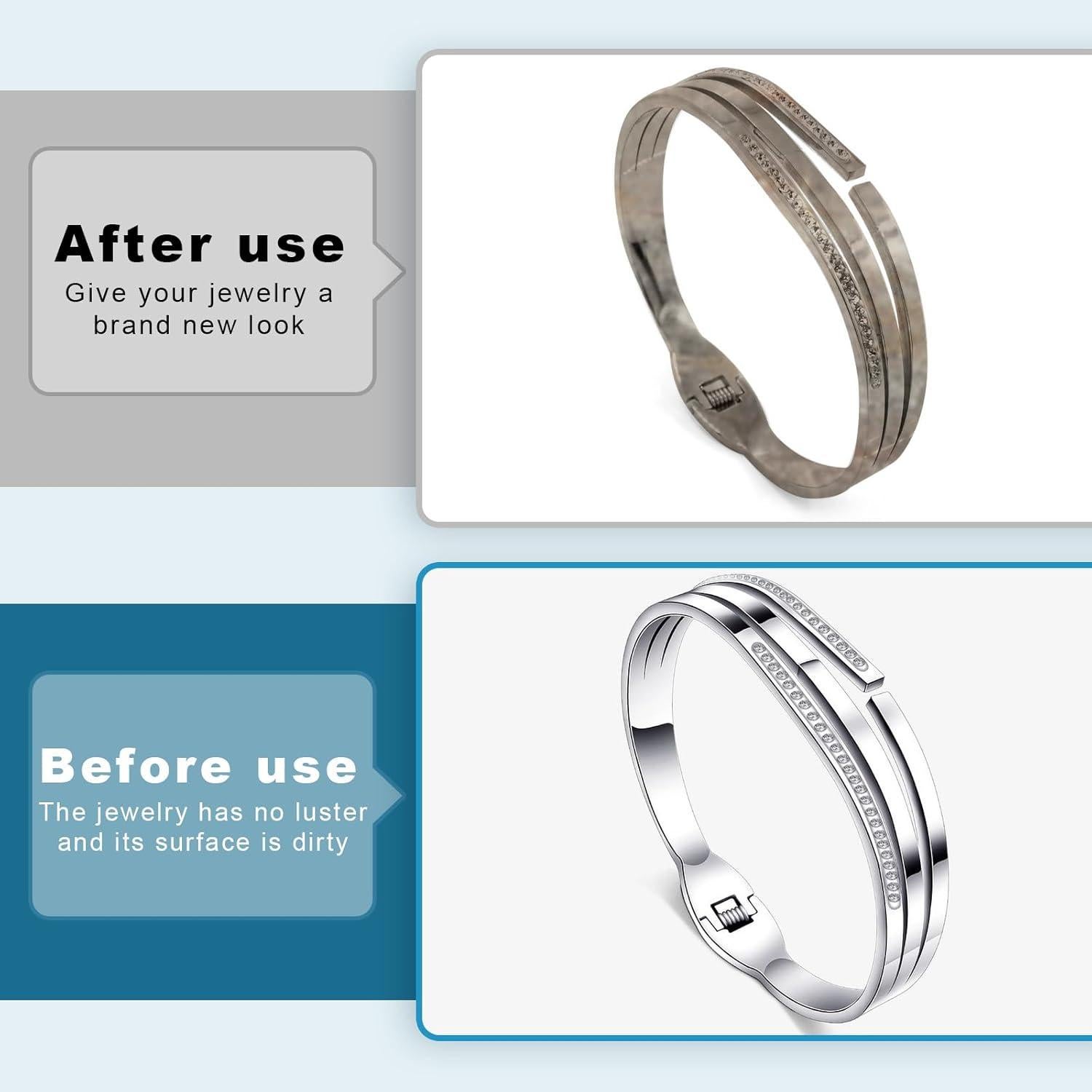 Paquete de 3 Paños de Limpieza de Joyería Phinus 25.4x30.5cm