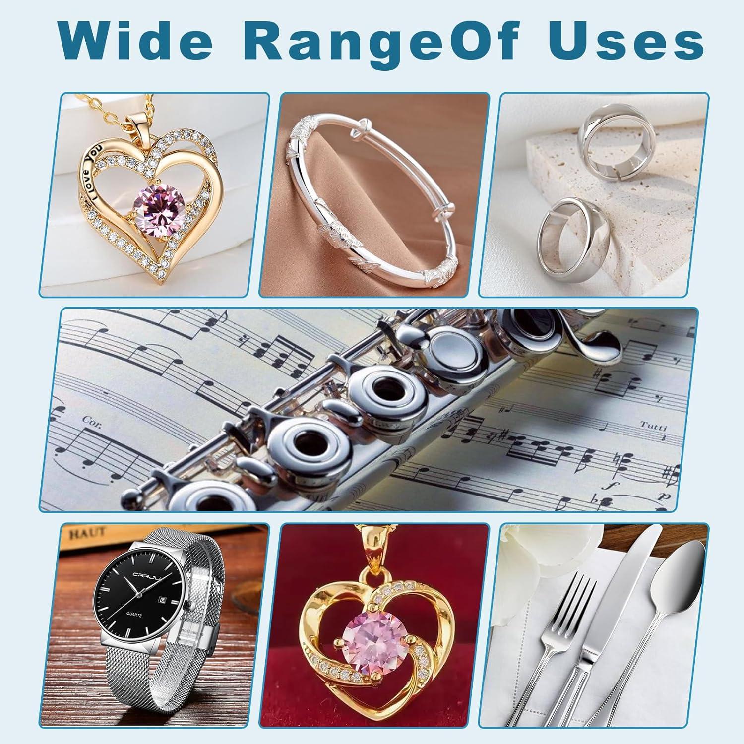 Paquete de 3 Paños de Limpieza de Joyería Phinus 25.4x30.5cm